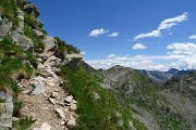 52 In ripida salita verso la cima con attenzione...